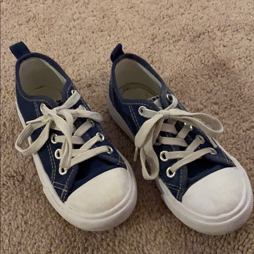Navy sneakers